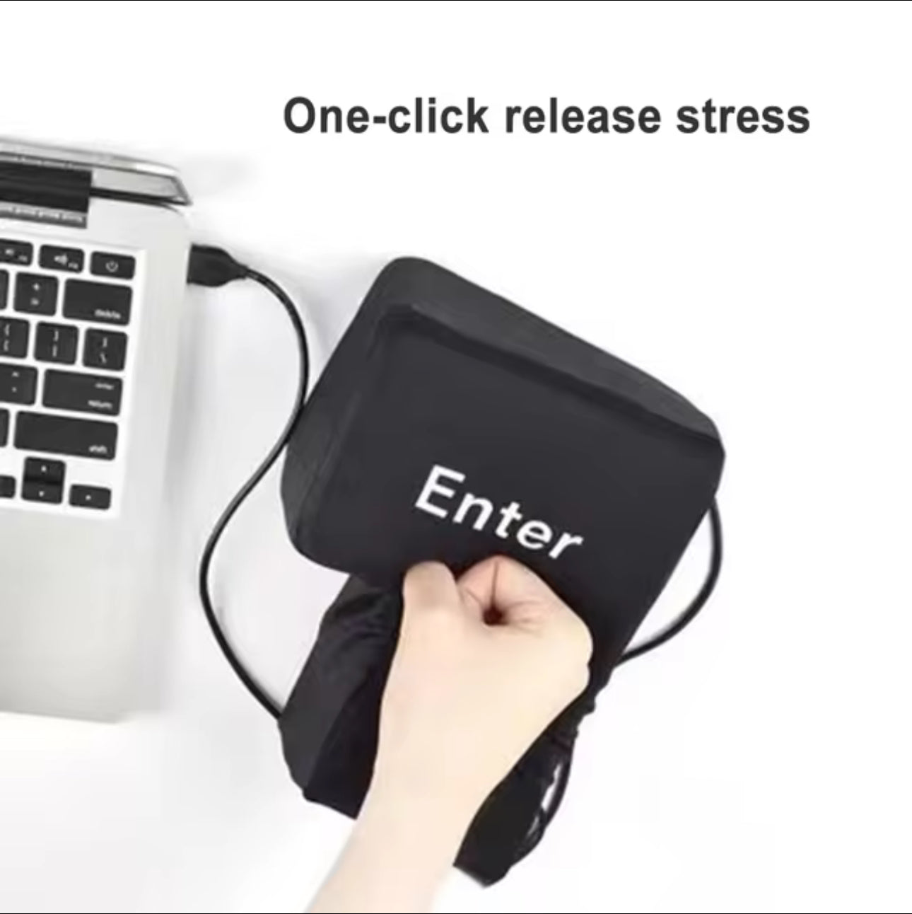 BrightStarAngel™ USB Enter Key Pillow Soft Stress Relief Enter Button