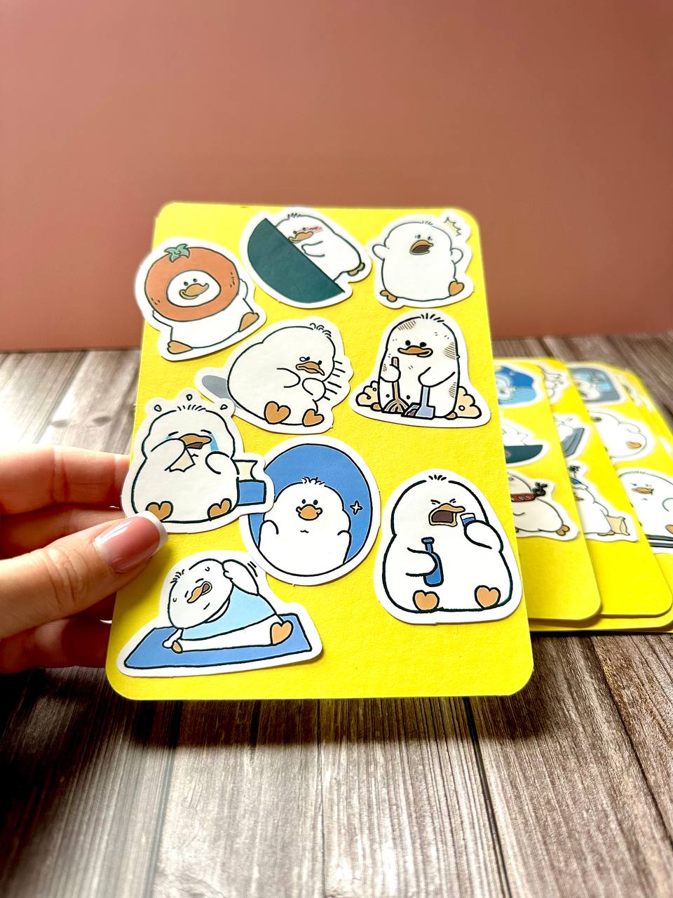 Cute Chubby Duck Sticker Sheets – Kawaii Planner & Journal Stickers