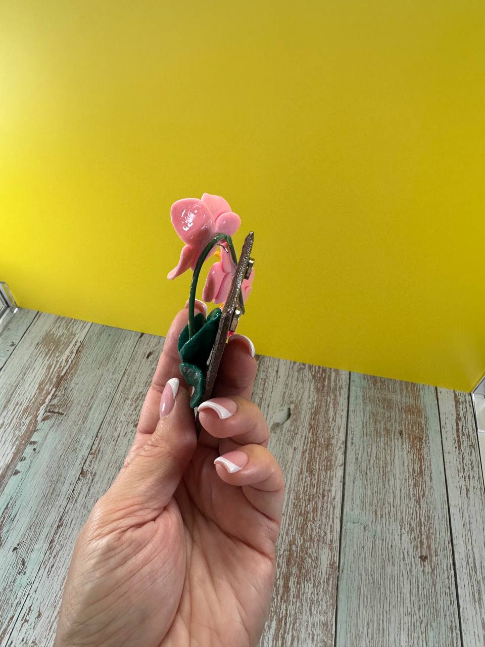 Pink Orchid Magnet