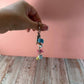 Beach Seashell Charm Keychain