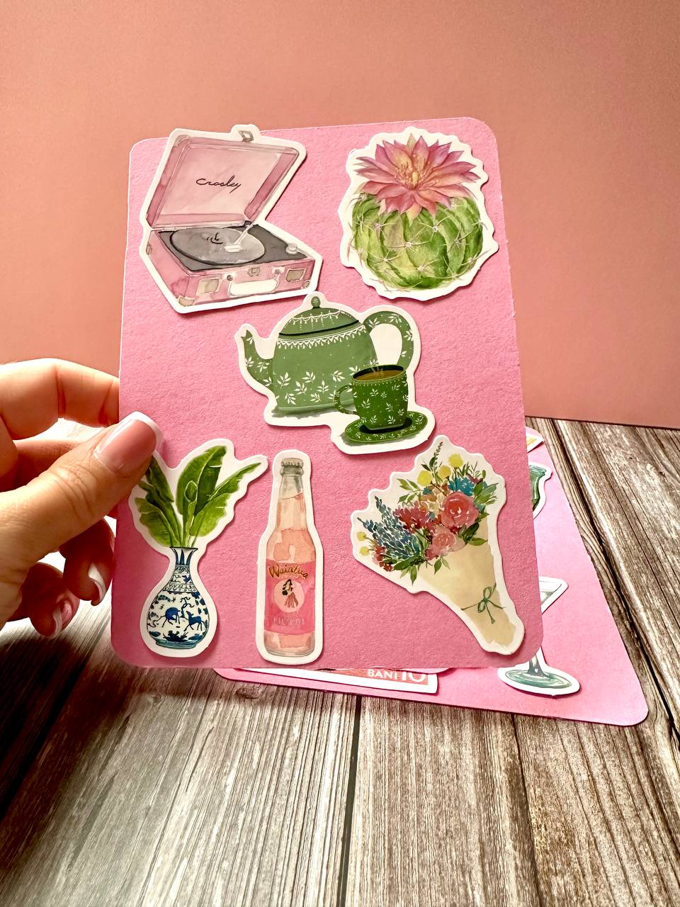 Vintage aesthetic sticker sheets collection