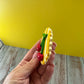 Cherry Tart Magnet – Yellow Stripe
