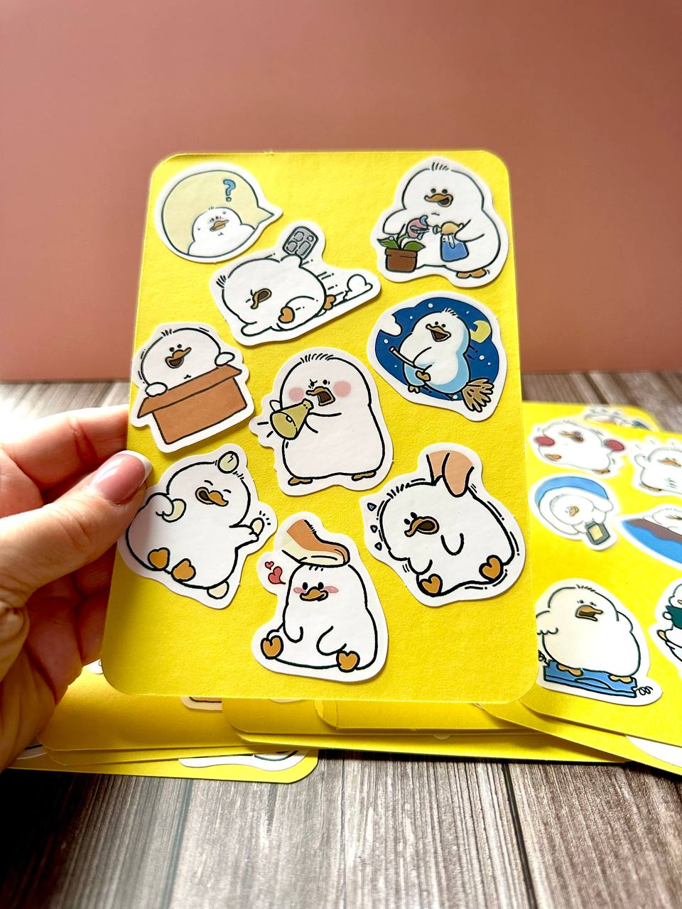 Cute Chubby Duck Sticker Sheets – Kawaii Planner & Journal Stickers
