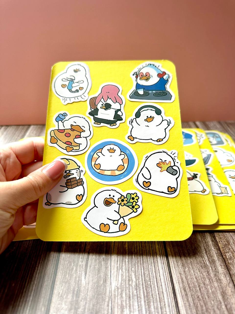 Cute Chubby Duck Sticker Sheets – Kawaii Planner & Journal Stickers