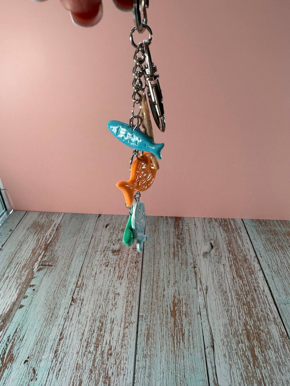Ocean Fish Charm Keychain