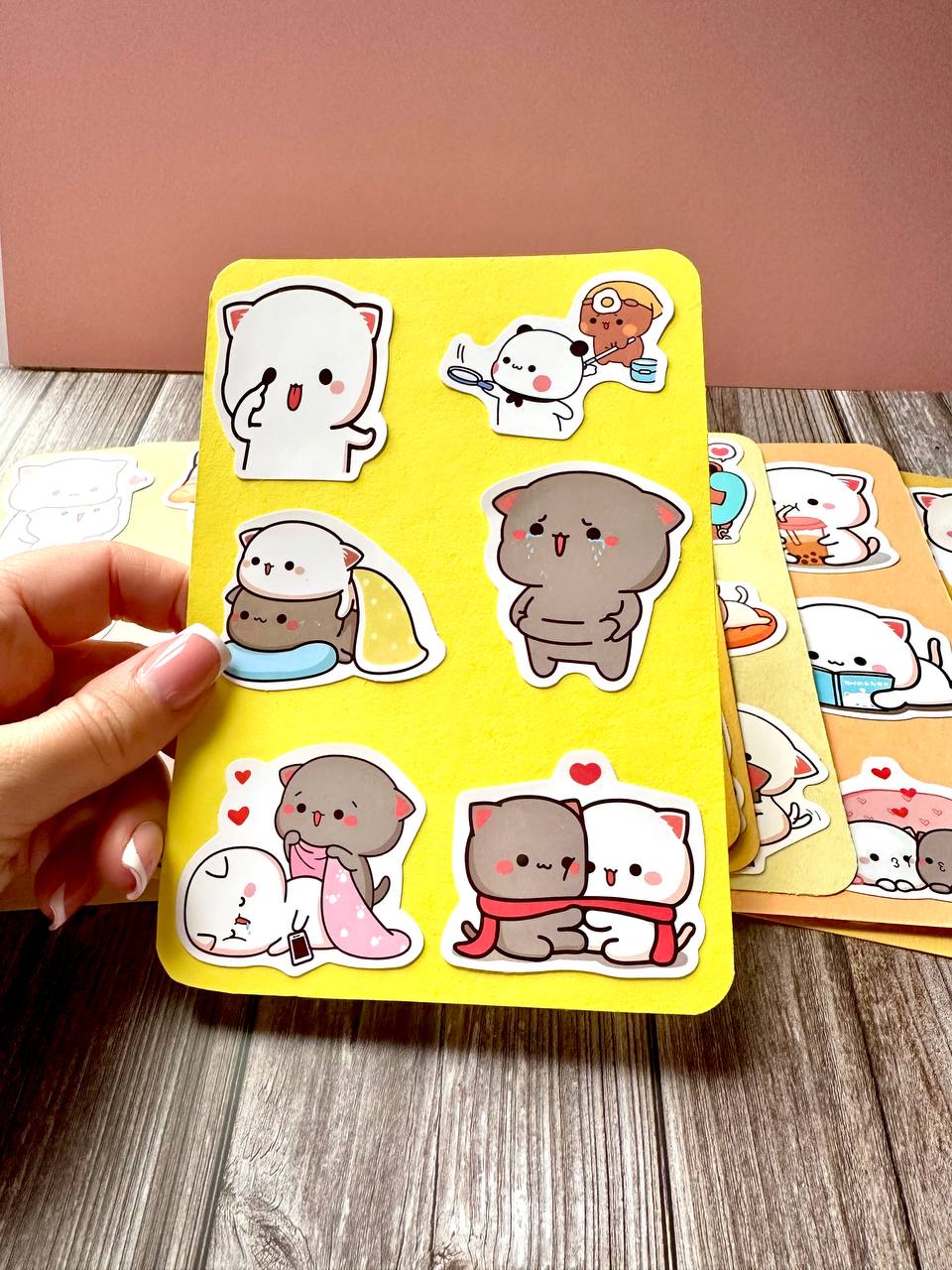 Cute Kawaii Cat Sticker Sheets – Aesthetic Journal & Planner Stickers