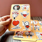 Cute Love Story Sticker Sheets – Romantic Kawaii Couple Stickers for Journals & Happy Mail