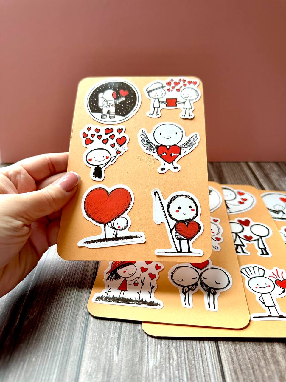 Cute Love Story Sticker Sheets – Romantic Kawaii Couple Stickers for Journals & Happy Mail