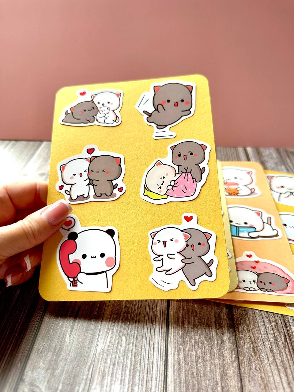 Cute Kawaii Cat Sticker Sheets – Aesthetic Journal & Planner Stickers