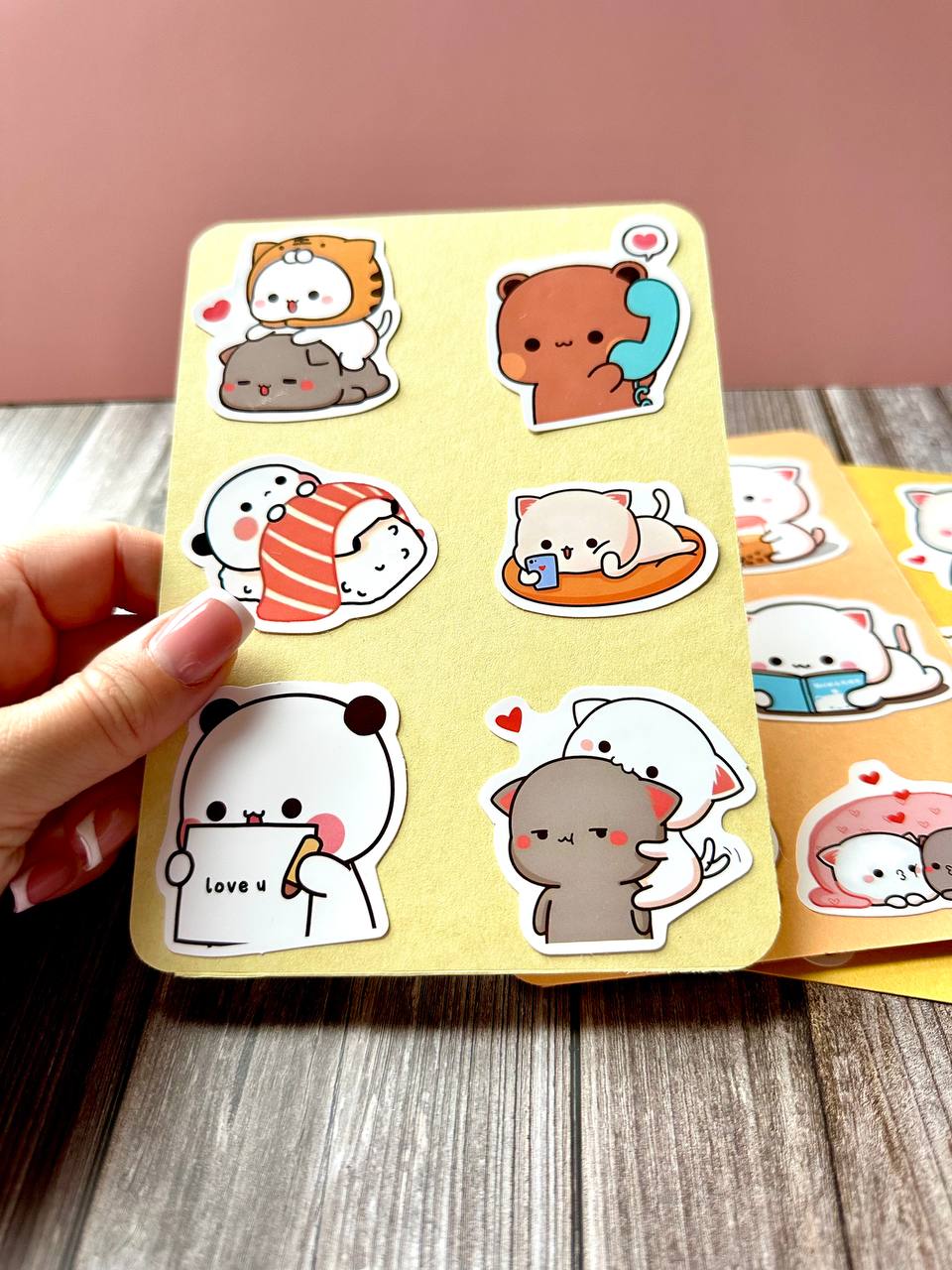 Cute Kawaii Cat Sticker Sheets – Aesthetic Journal & Planner Stickers