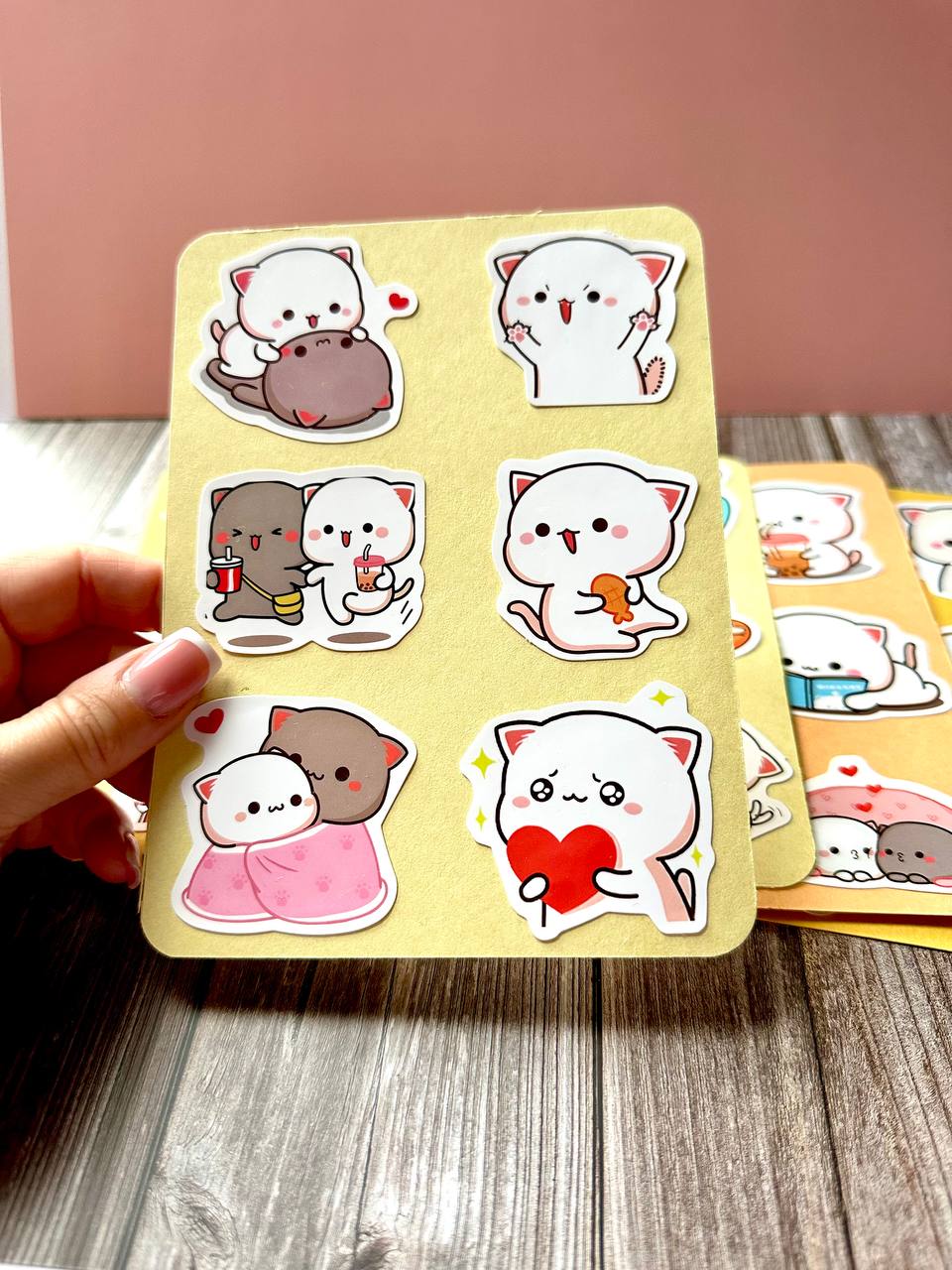 Cute Kawaii Cat Sticker Sheets – Aesthetic Journal & Planner Stickers