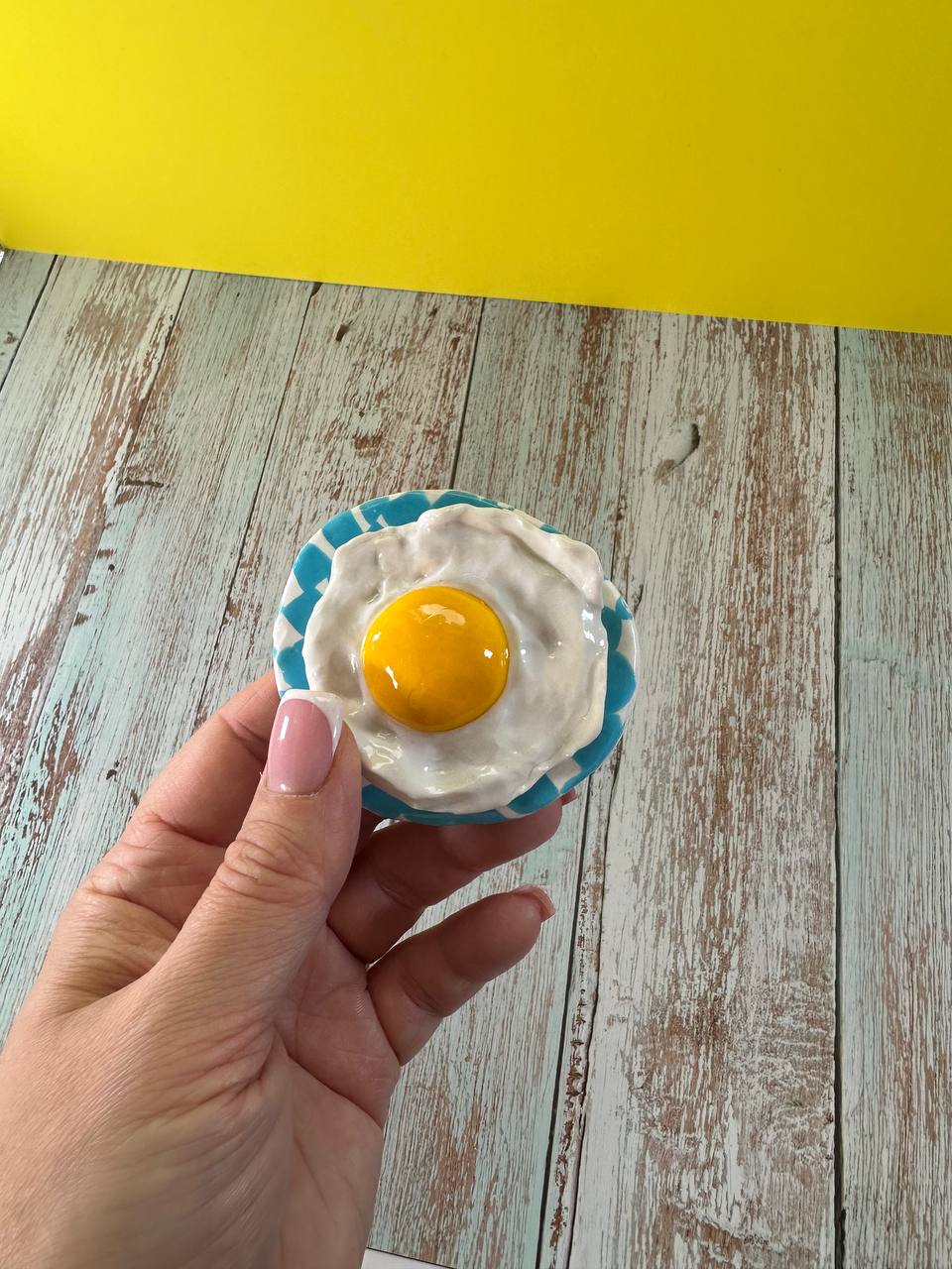Fried Egg Plate Magnet