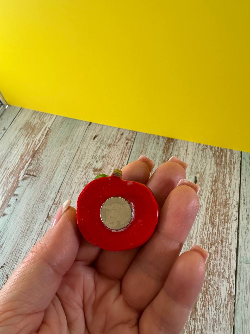 Sun-Kissed Apple Magnet