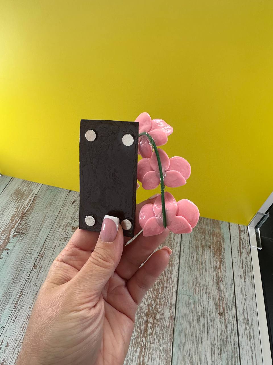 Pink Orchid Magnet