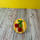 Cherry Tart Magnet – Yellow Stripe