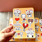 Cute Love Story Sticker Sheets – Romantic Kawaii Couple Stickers for Journals & Happy Mail