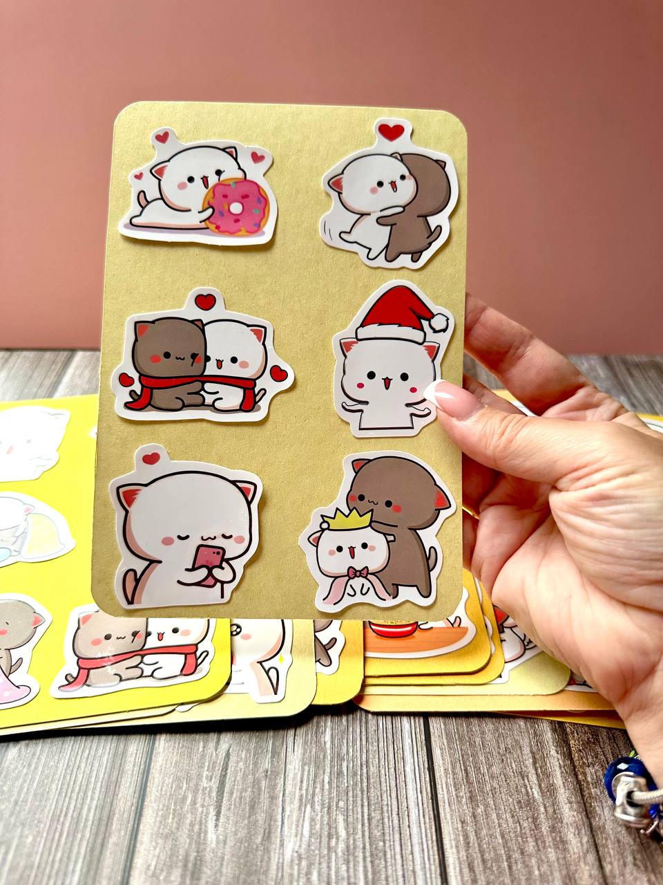 Cute Kawaii Cat Sticker Sheets – Aesthetic Journal & Planner Stickers