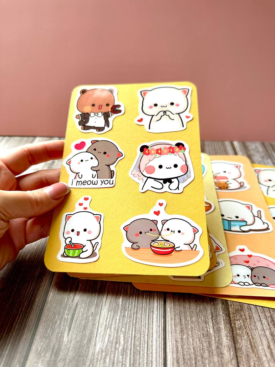 Cute Kawaii Cat Sticker Sheets – Aesthetic Journal & Planner Stickers