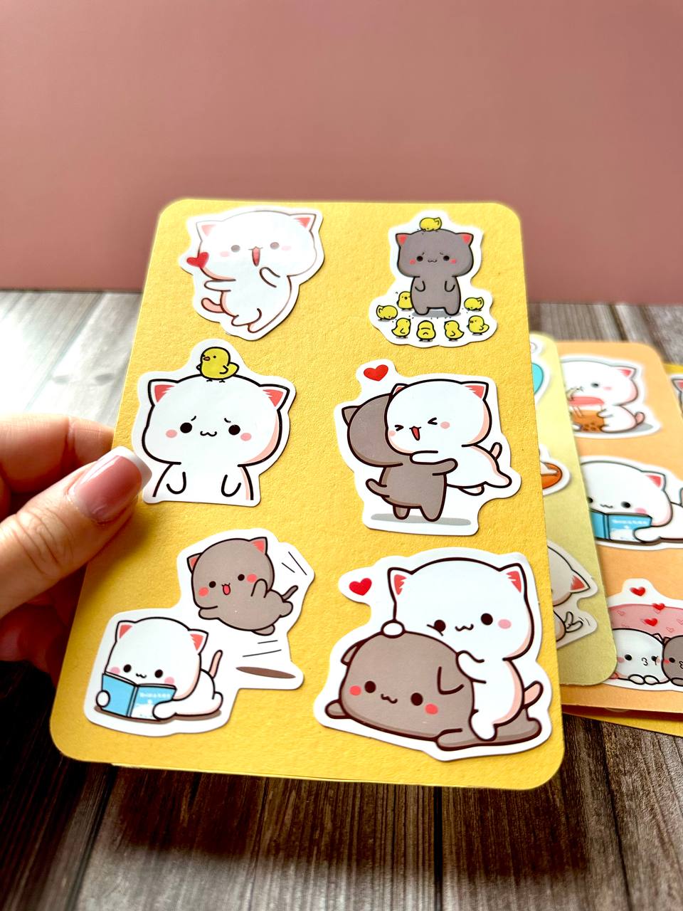 Cute Kawaii Cat Sticker Sheets – Aesthetic Journal & Planner Stickers