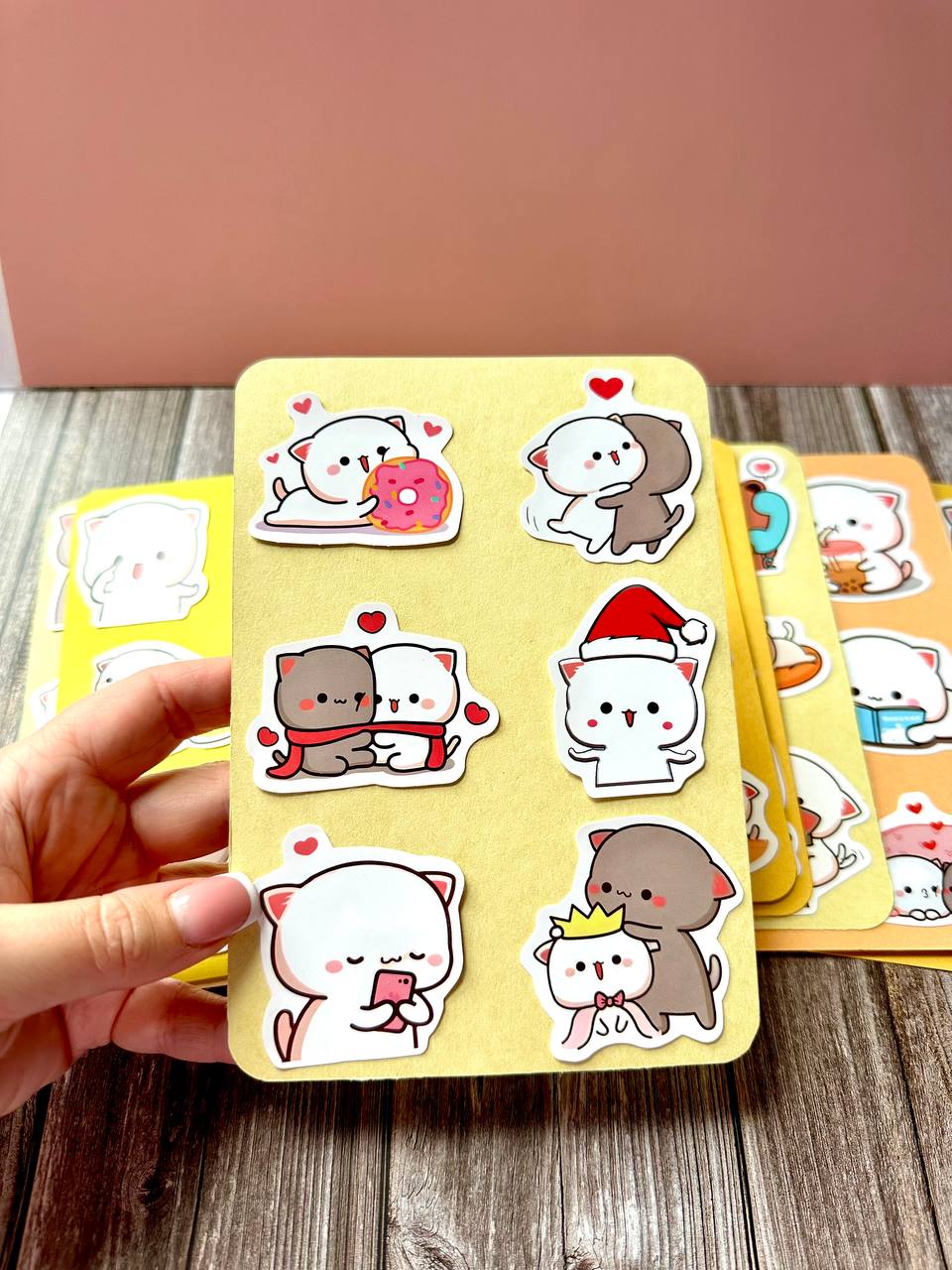 Cute Kawaii Cat Sticker Sheets – Aesthetic Journal & Planner Stickers