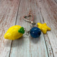 Lemon & Blueberry Keychain
