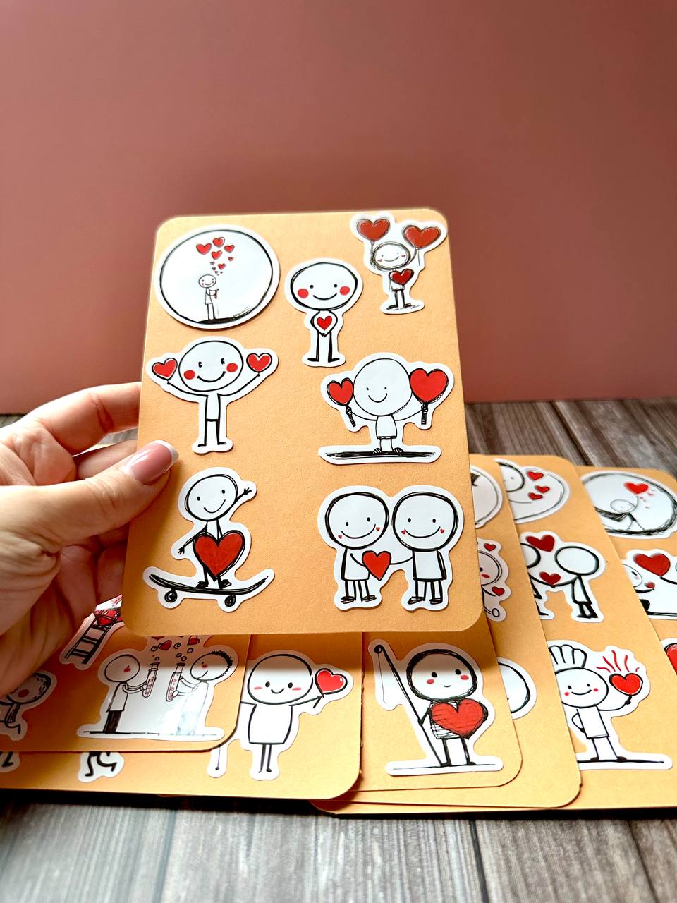 Cute Love Story Sticker Sheets – Romantic Kawaii Couple Stickers for Journals & Happy Mail