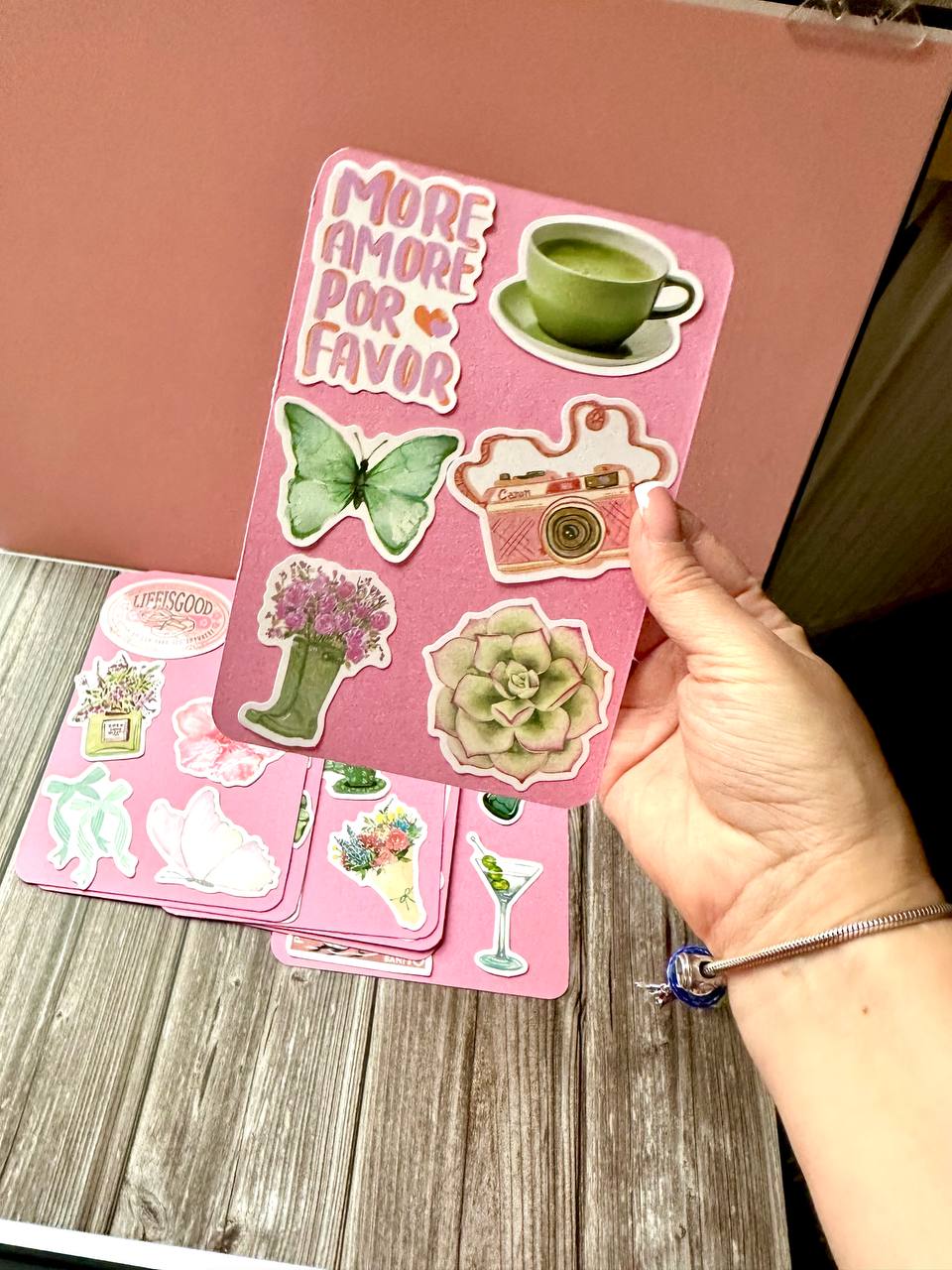 Vintage aesthetic sticker sheets collection