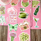 Vintage aesthetic sticker sheets collection