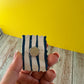 Cherry Pastry Magnet (Blue Stripe)
