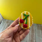 Cherry Tart Magnet – Yellow Stripe