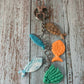 Ocean Fish Charm Keychain