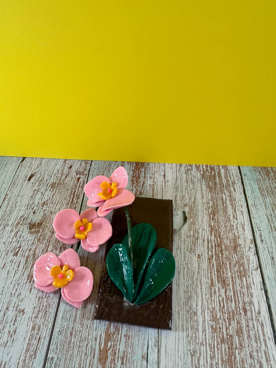 Pink Orchid Magnet
