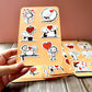 Cute Love Story Sticker Sheets – Romantic Kawaii Couple Stickers for Journals & Happy Mail