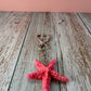 Beach Pink Starfish Keychain