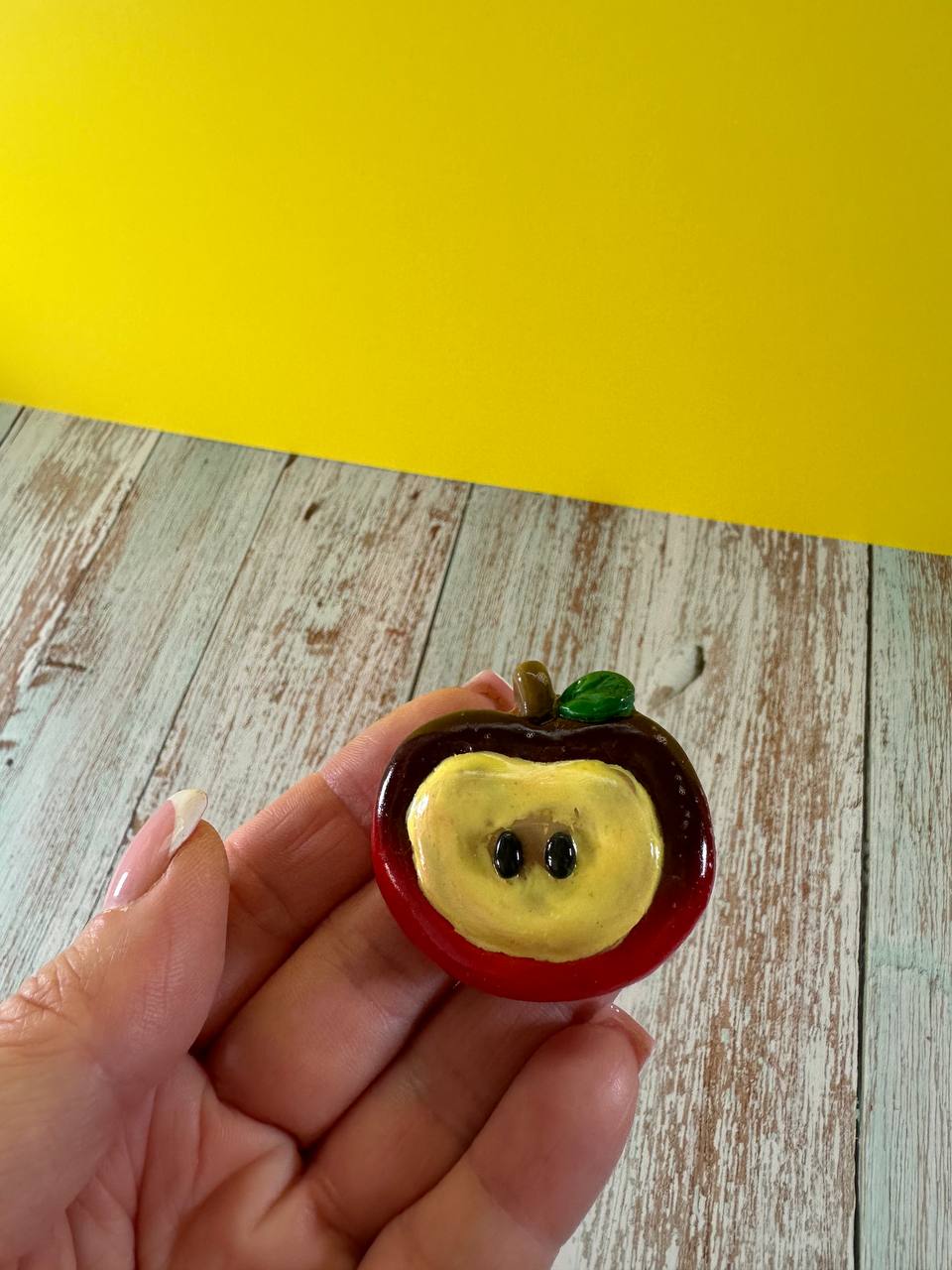 Sun-Kissed Apple Magnet